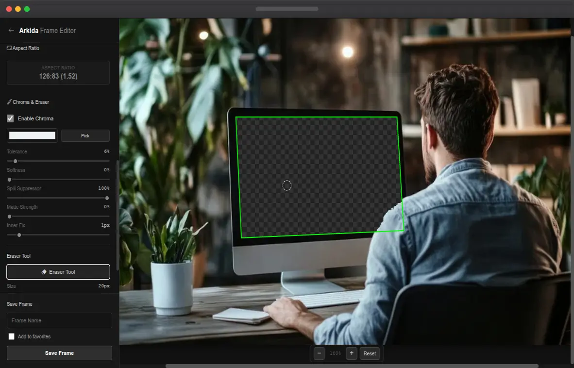 Chroma Key and Eraser