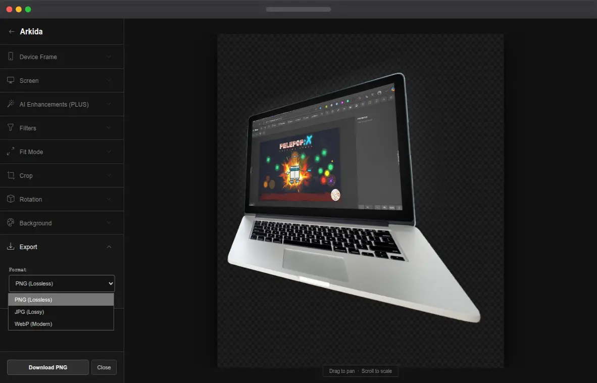 Export Options