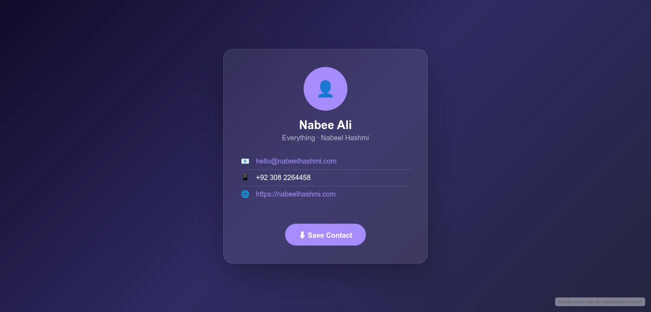 How to Create a Digital Business Card with QR Code